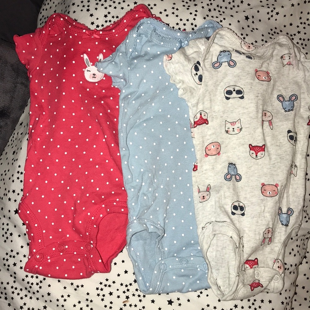 Newborn onesies.